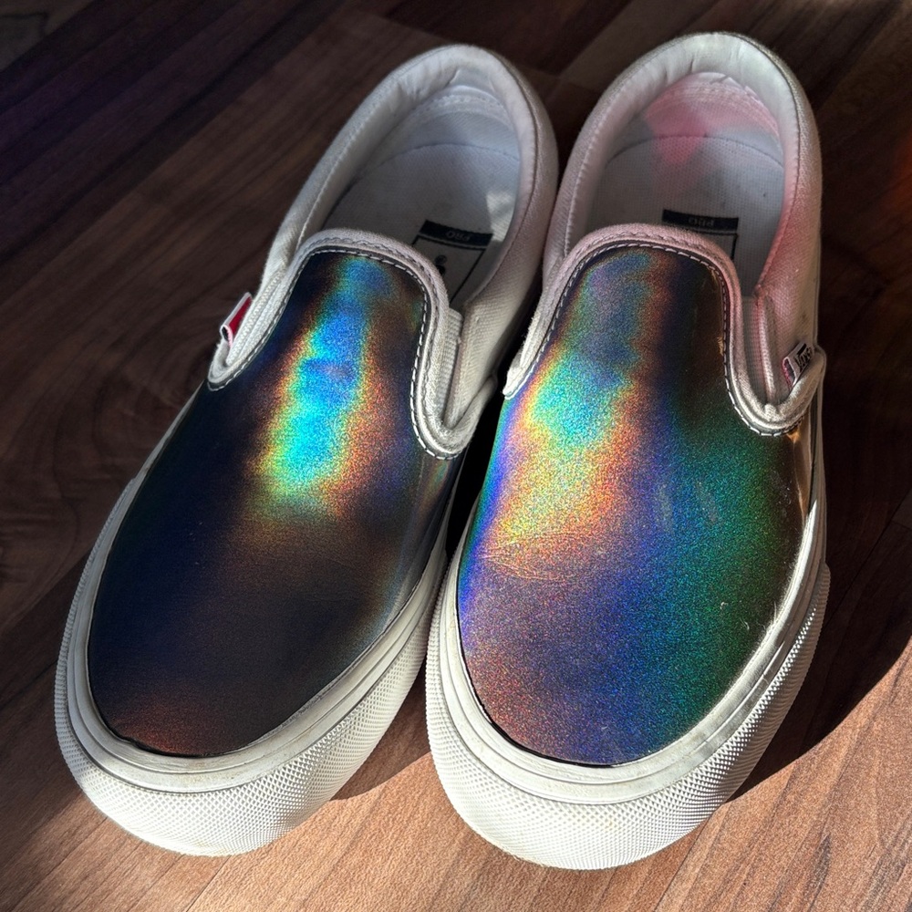 Vans Holographic Slip-On Sneakers